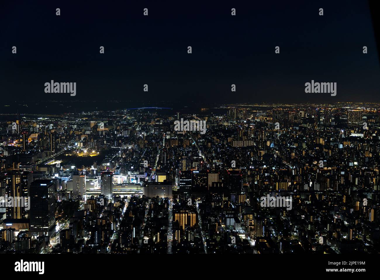 Die Nacht von Tokio eine große Stadt Stockfoto