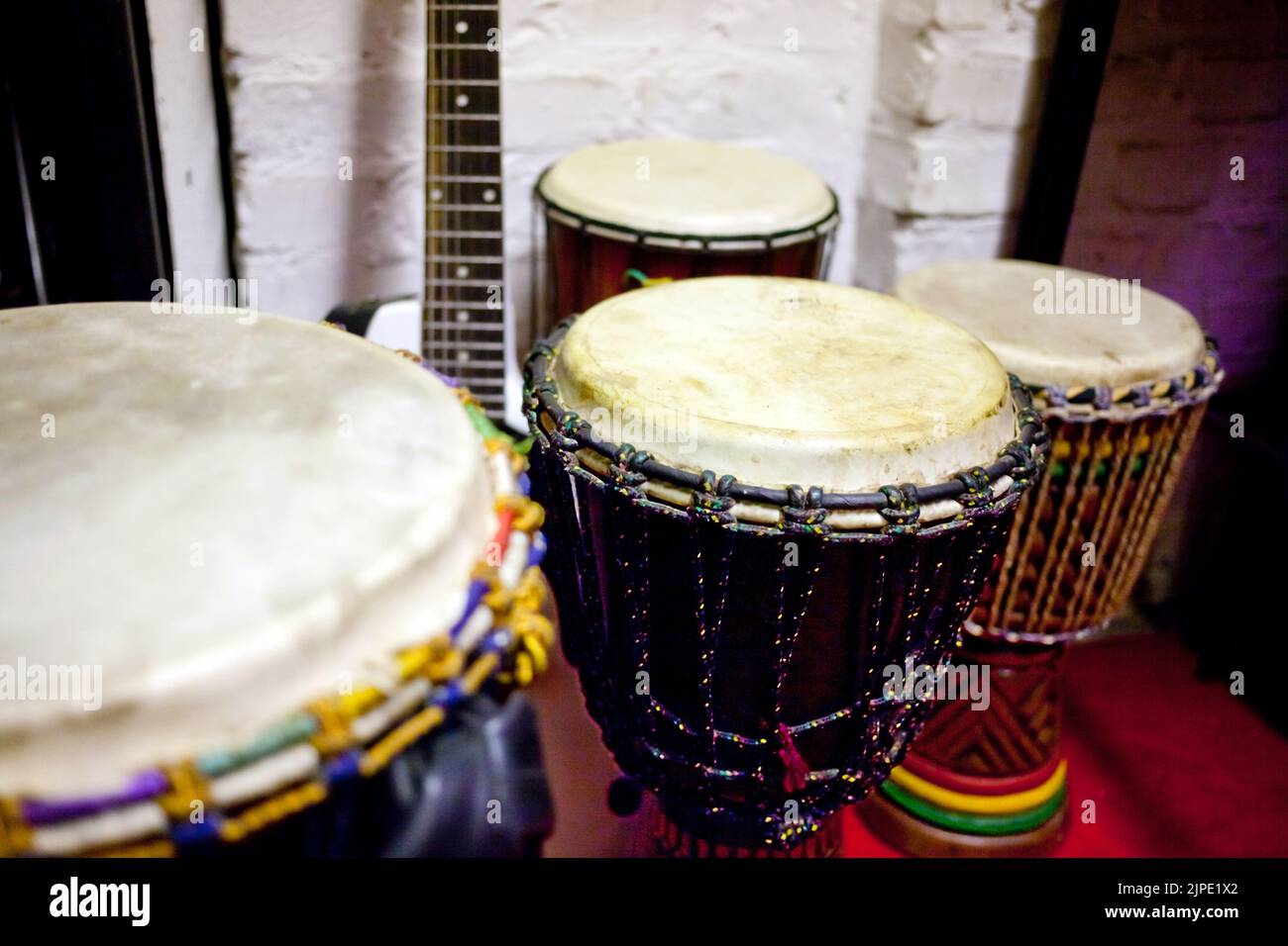 Drums, Djembe, Drum, Djembes Stockfoto