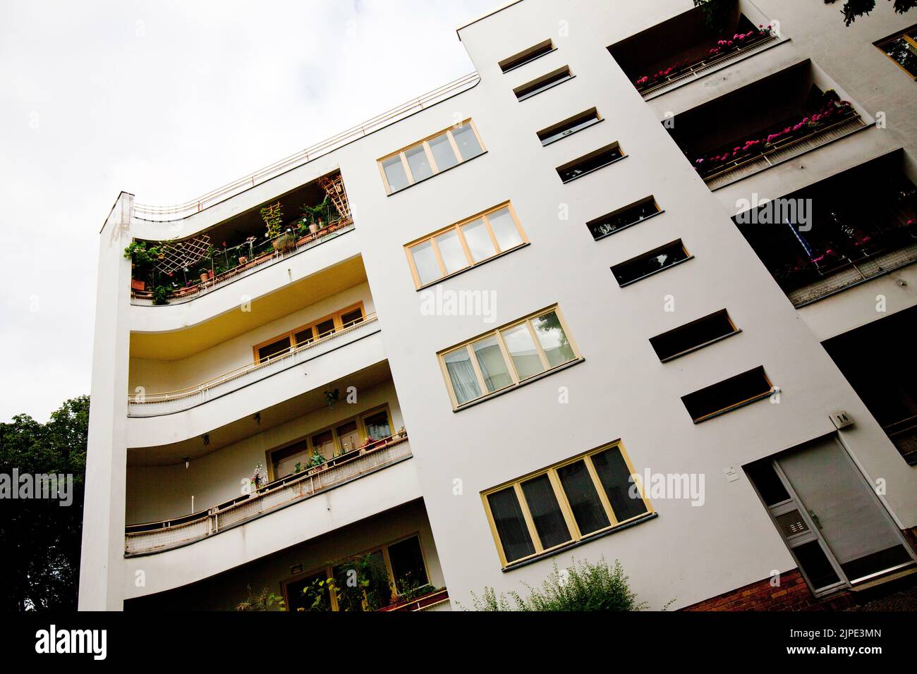 bauhaus, Mietung, Blockmontage, Mietung Stockfoto