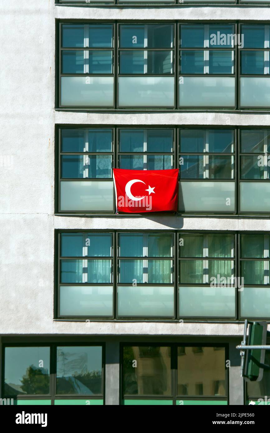 Nationalflagge, Patriotismus, türkei, Nationalflaggen, Patriotismus, Truthähne Stockfoto