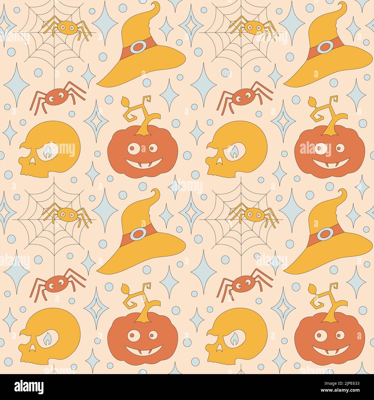 Herbst einfacher minimalistischer Hintergrund mit einem Funkeln. Stock Vektor
