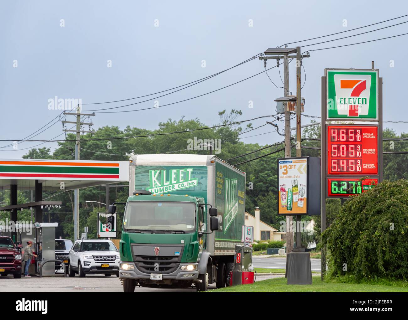 7 Eleven in Manorville, NY Stockfoto