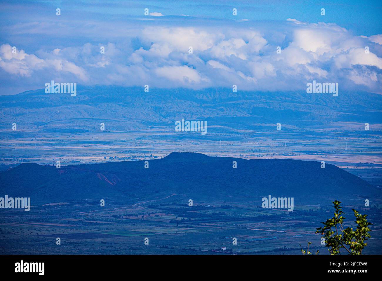 Maai Mahiu Steilwände Aussichtspunkt Great Rift Valley Kenia Landschaften Reise Dokumentarfilm Hot Water Town Nakuru City County Stockfoto