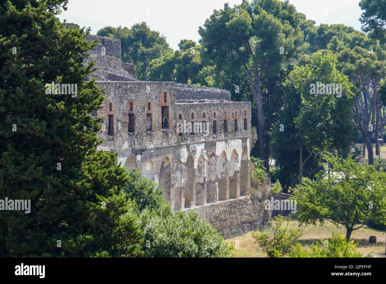 Die antike Stadt Pompeji Stockfoto