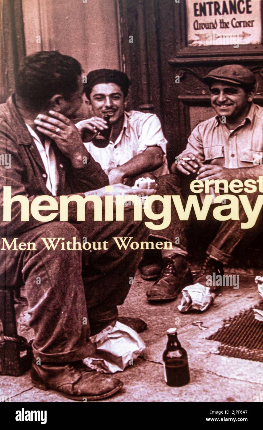 Men Without Women - Buch von Ernest Hemingway - 1927 Buchcover Stockfoto