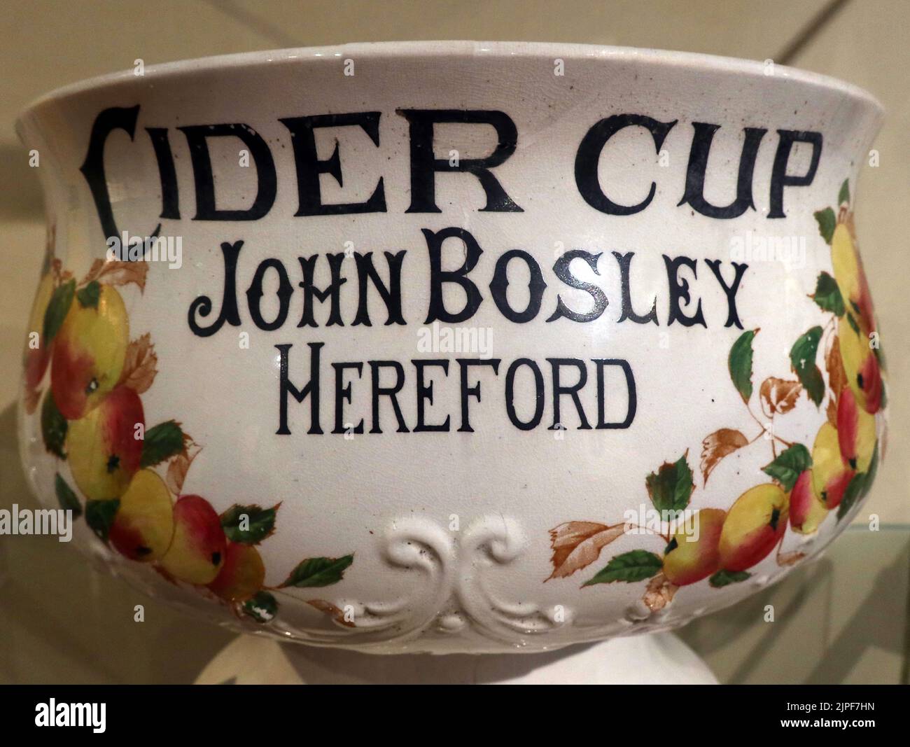 Der Cider Cup, John Bosley, Hereford City, Herefordshire, England, UK Stockfoto