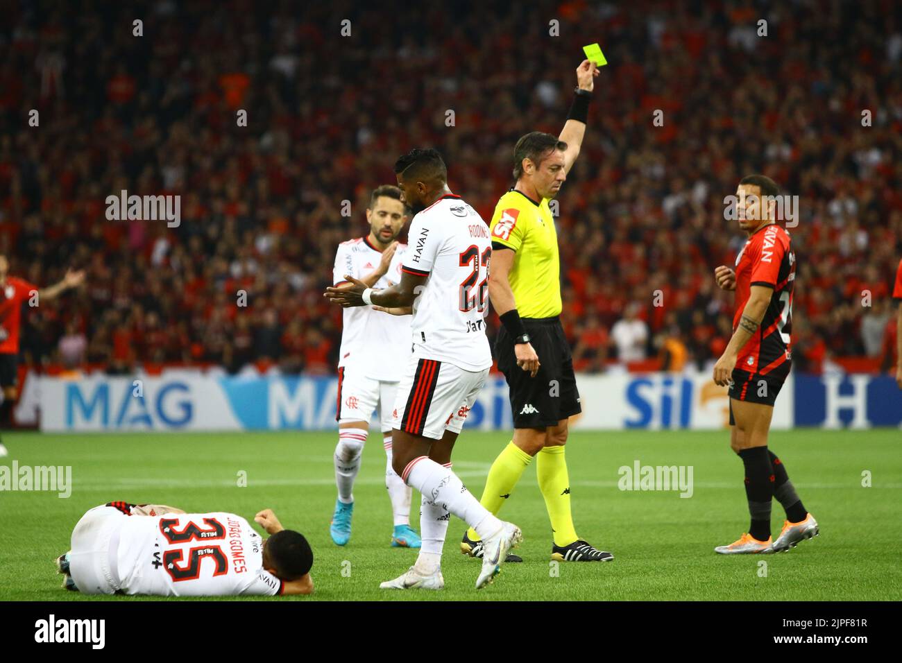 CURITIBA (PR) - 17/08/2022 - Copa do Brasil 2022 / Futebol - ATHLÉTICO (PR) X FLAMENGO (RJ) Copa do Brasil 2022, Quaras de final Jogo 2 de 2, na noi Stockfoto