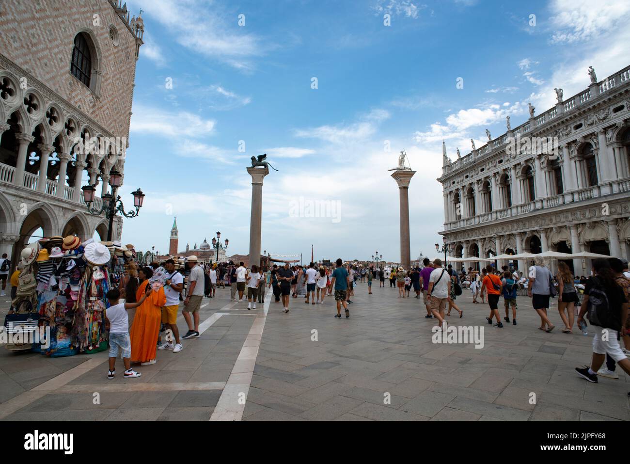 Markusplatz in Venedig, Italien Stockfoto