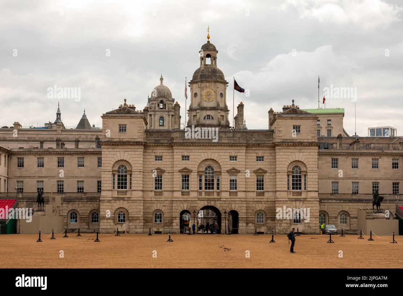 Die Kavallerie und die Pferdewächter des Haushalts marschieren in London Stockfoto