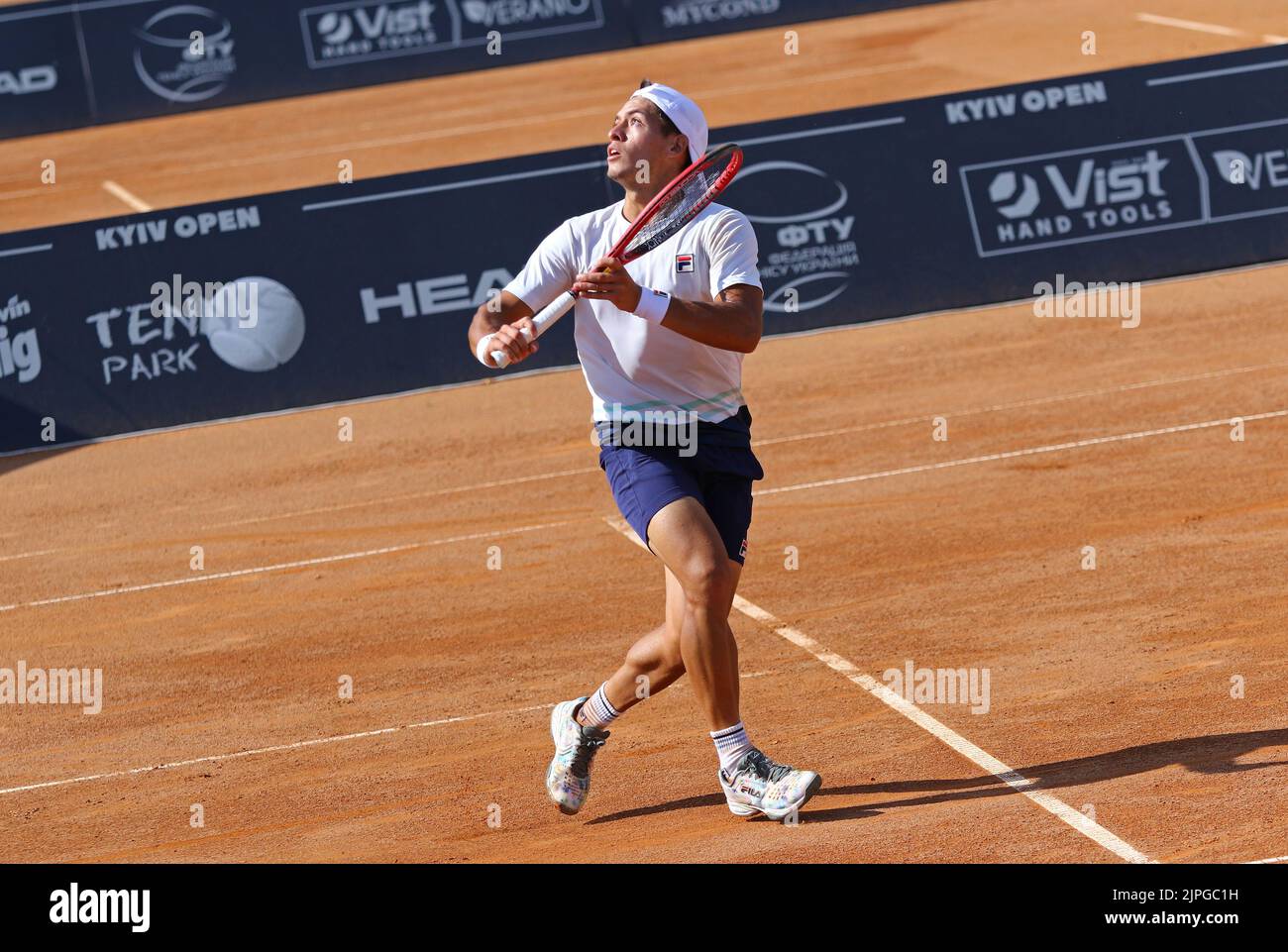 KIEW, UKRAINE 7. SEPTEMBER 2021 Sebastian BAEZ aus Argentinien beim