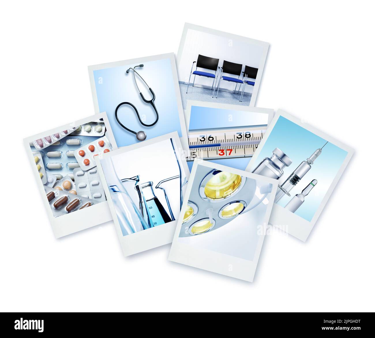Gesundheitswesen, polaroid, Dokumentation, Gesundheit, Gesundheitsversorgung Stockfoto