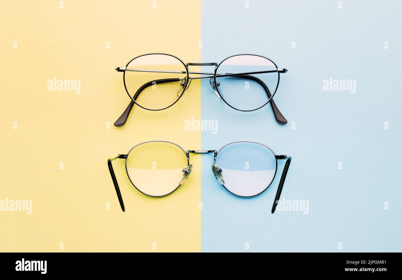 Brillen, Brillengestell, Brillen, Brillen, Brillen, Brillenrahmen Stockfoto
