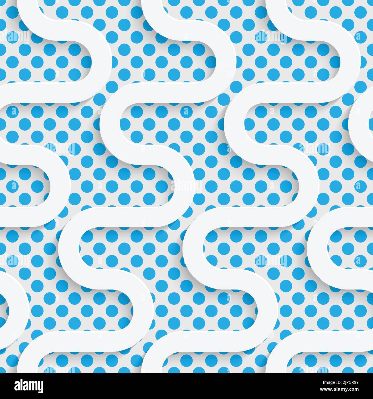 Nahtloses Mosaikmuster. Abstract 3D realistischer Hintergrund. Moderne, Feine Tapete. Weißes Modedesign Stock Vektor