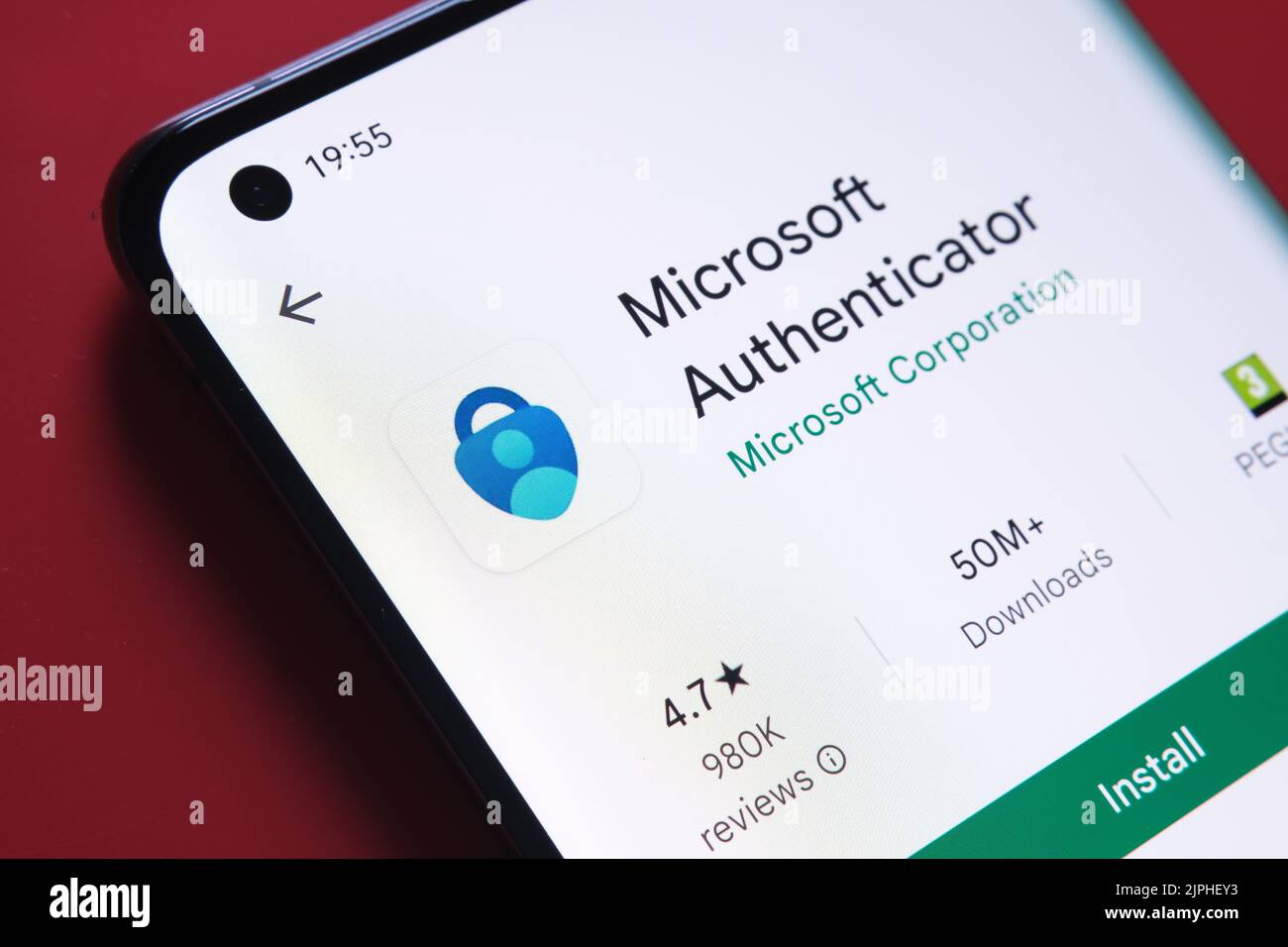 Microsoft authenticator app -Fotos und -Bildmaterial in hoher Auflösung ...