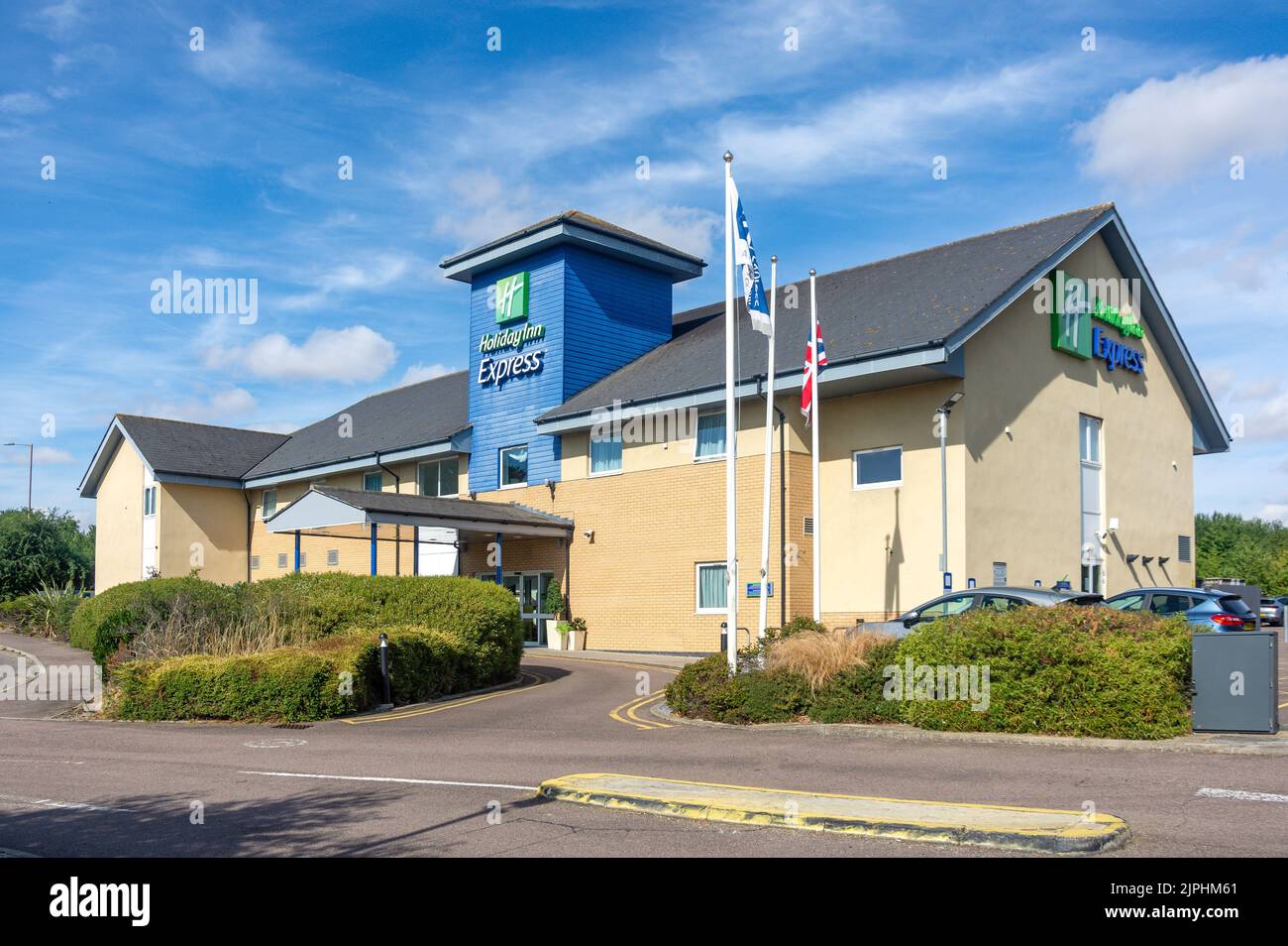 Holiday Inn Express Braintree, Notley Cross, Paners Roundabout, Braintree, Essex, England, Vereinigtes Königreich Stockfoto