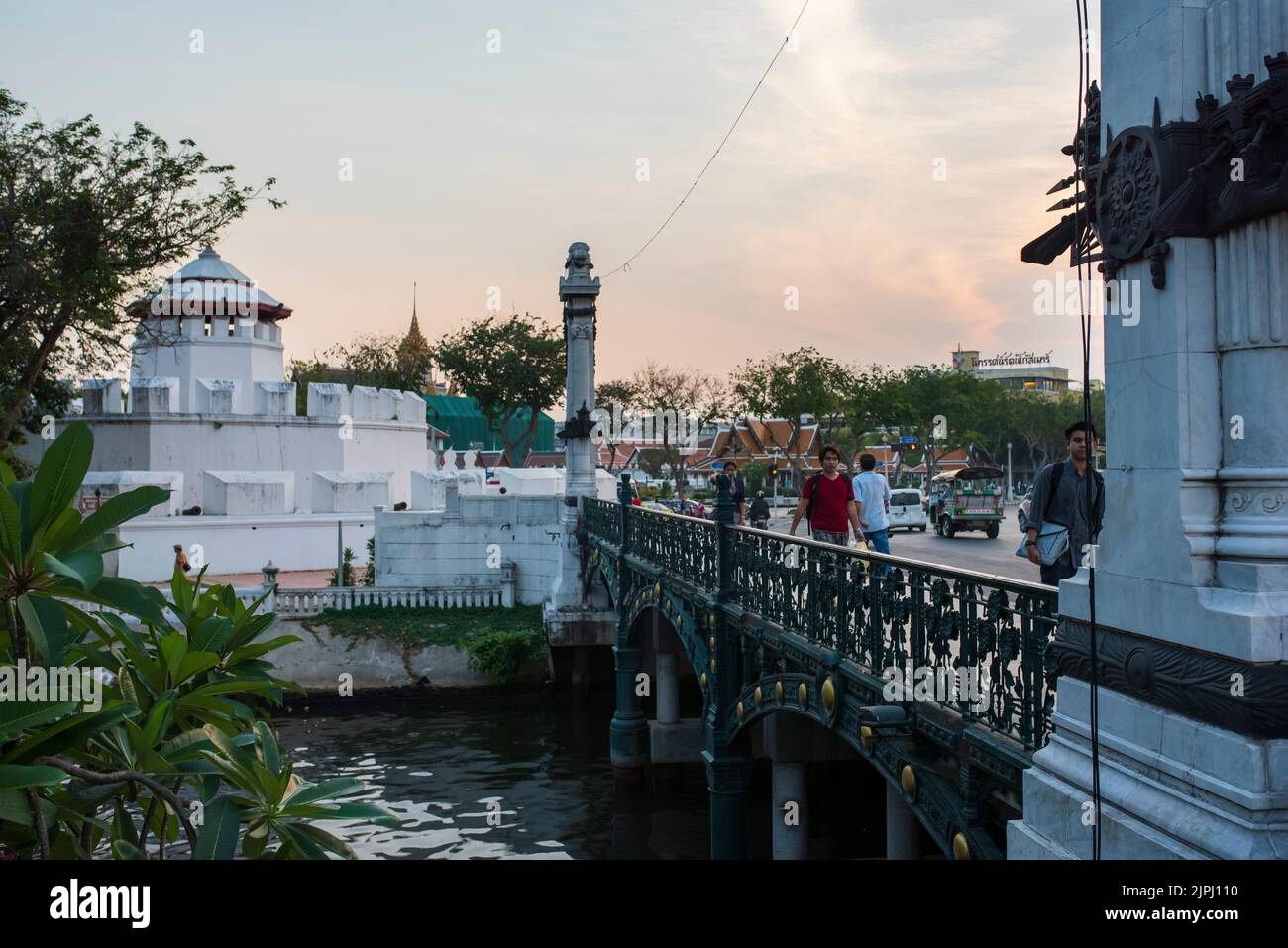 Bangkok, Thailand 01. April 2016: Mahakan Fort and Park in Bangkok, Thailand Stockfoto