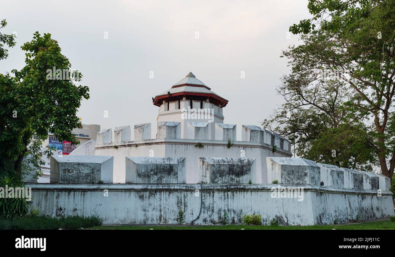 Bangkok, Thailand 01. April 2016: Mahakan Fort and Park in Bangkok, Thailand Stockfoto