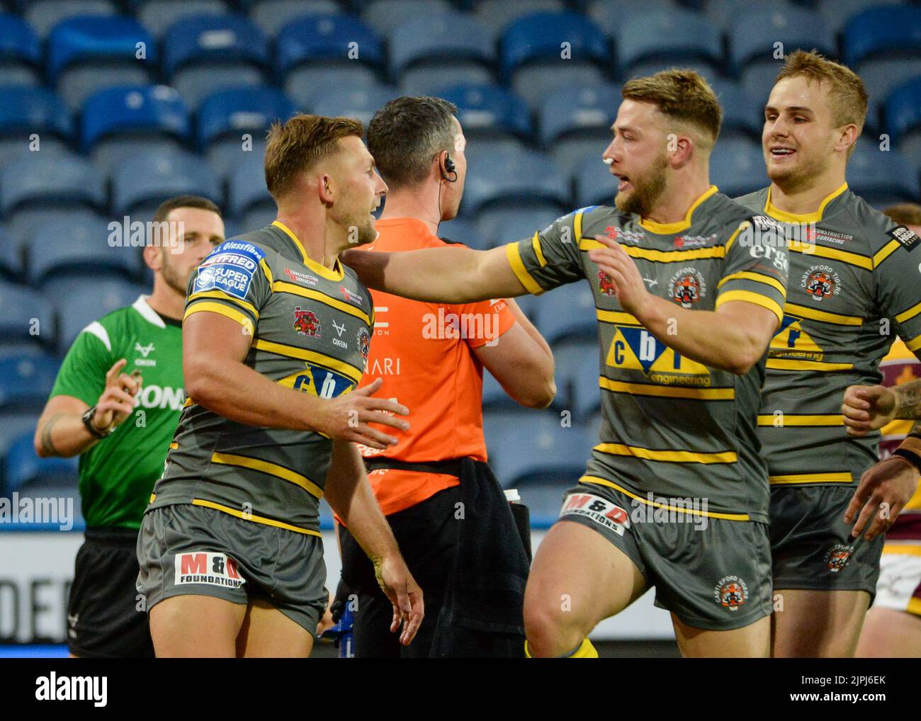 Betfred Super League Game Huddersfield Giants V Castleford Tigers Sonntag, 18.. August 2022 20:00 Kick Off John Smiths Stockfoto