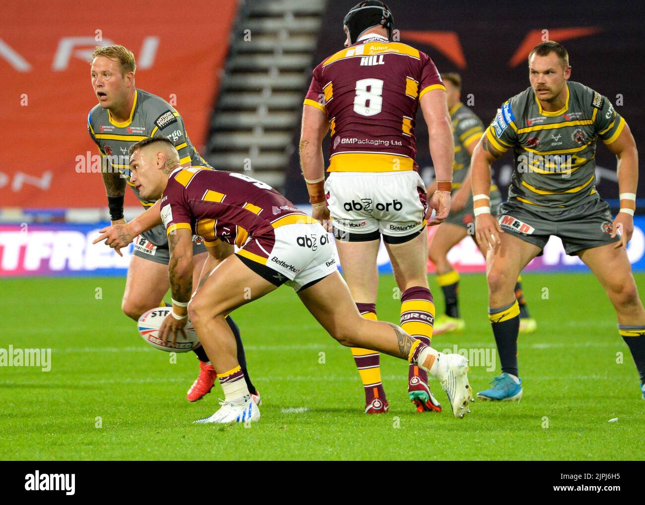 Betfred Super League Game Huddersfield Giants V Castleford Tigers Sonntag, 18.. August 2022 20:00 Kick Off John Smiths Stockfoto
