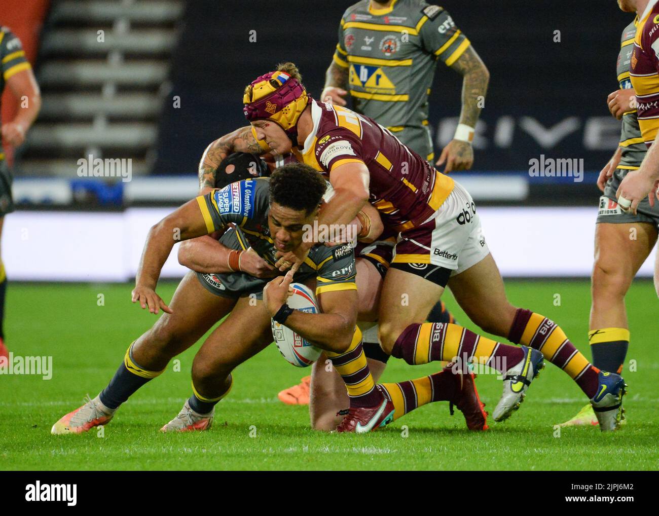Betfred Super League Game Huddersfield Giants V Castleford Tigers Sonntag, 18.. August 2022 20:00 Kick Off John Smiths Stockfoto