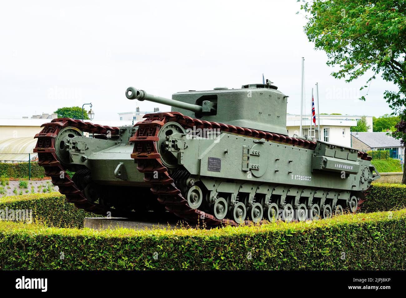 Churchill V., MUSEUM DER SCHLACHT DER NORMANDIE in Bayeux, Frankreich Stockfoto