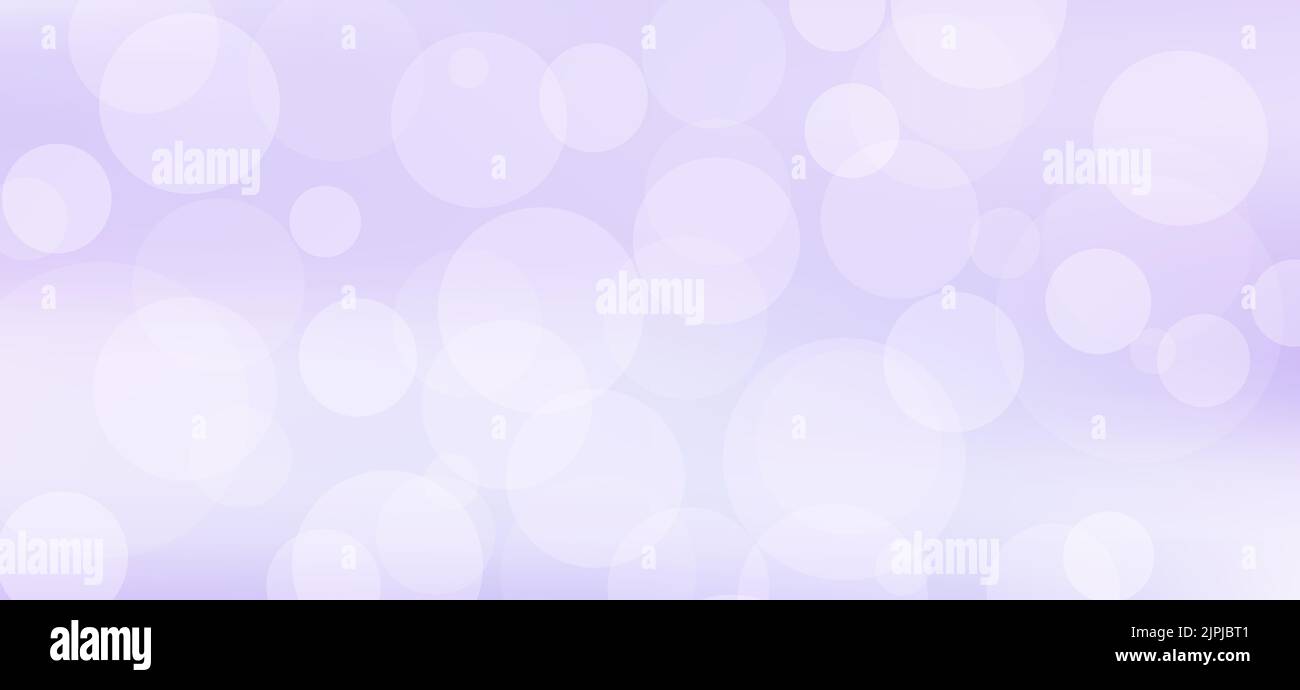 Abstrakter Hintergrund in minimaler Lavendelfarbe mit Bokeh-Effekt. Dezentes Rastergrafikmuster Stockfoto