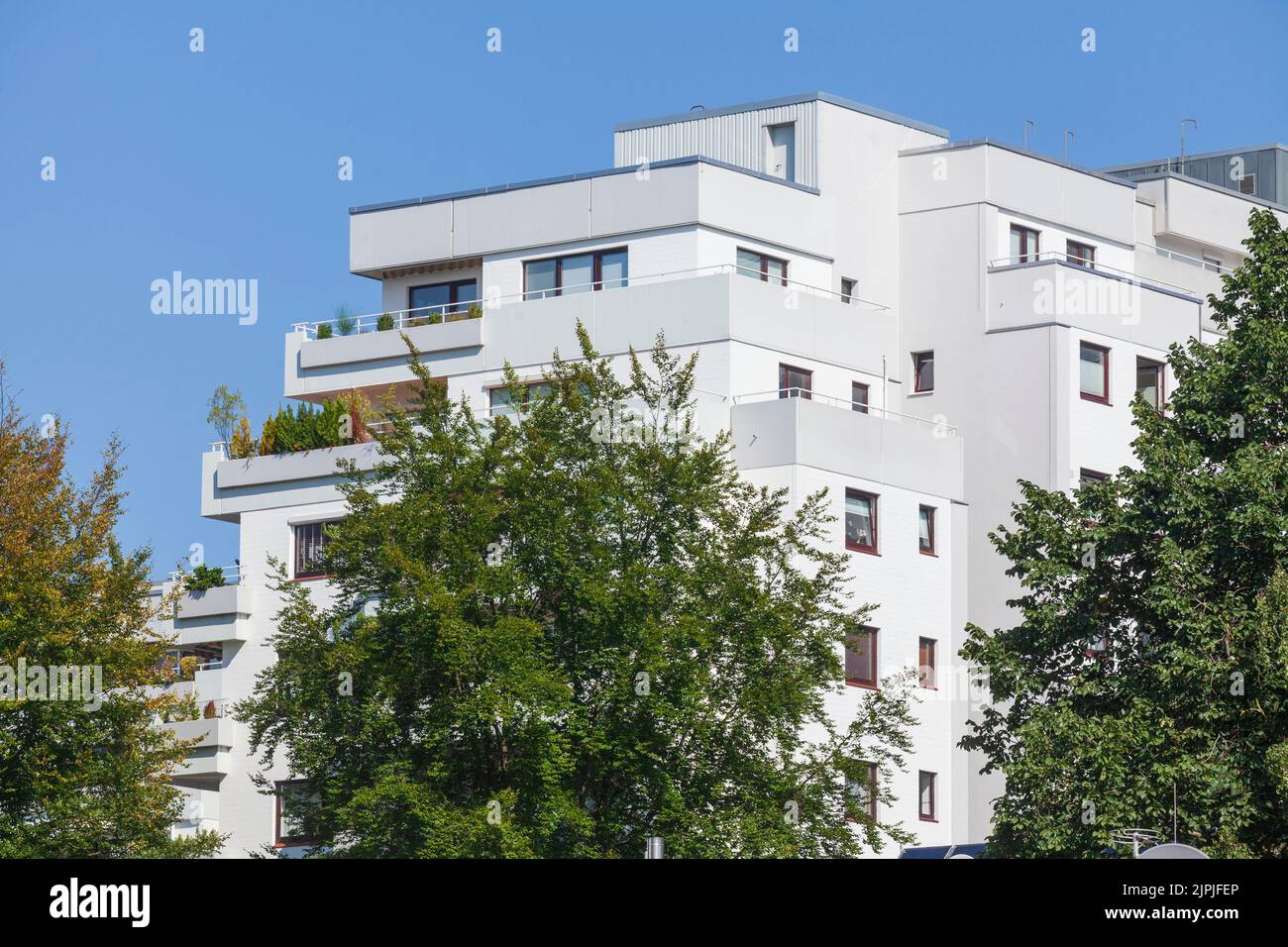 Haus, Mietshaus, Wohnung, Häuser, Mietshäuser, Appartements Stockfoto