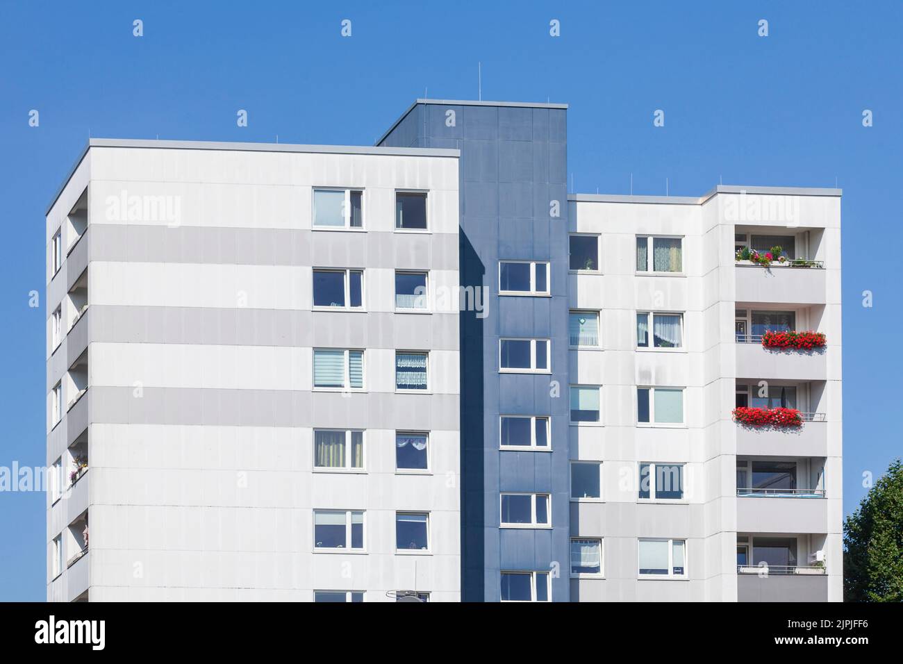 Wolkenkratzer, Wohnung, Mietshaus, Hochhaus, Wolkenkratzer, Apartments, Mietshäuser Stockfoto