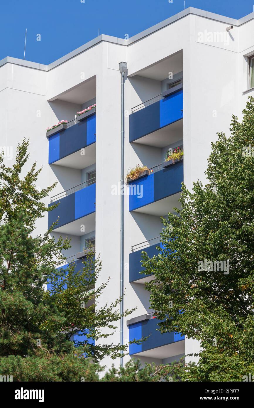 Haus, Wohnung, Mietshaus, Häuser, Wohnungen, Mietskaserne Stockfoto