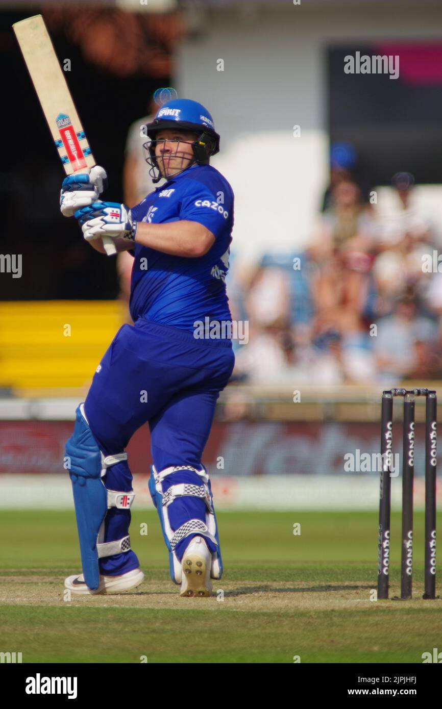 Leeds, England, 14. August 2022. Adam Rossington hat in Headingley