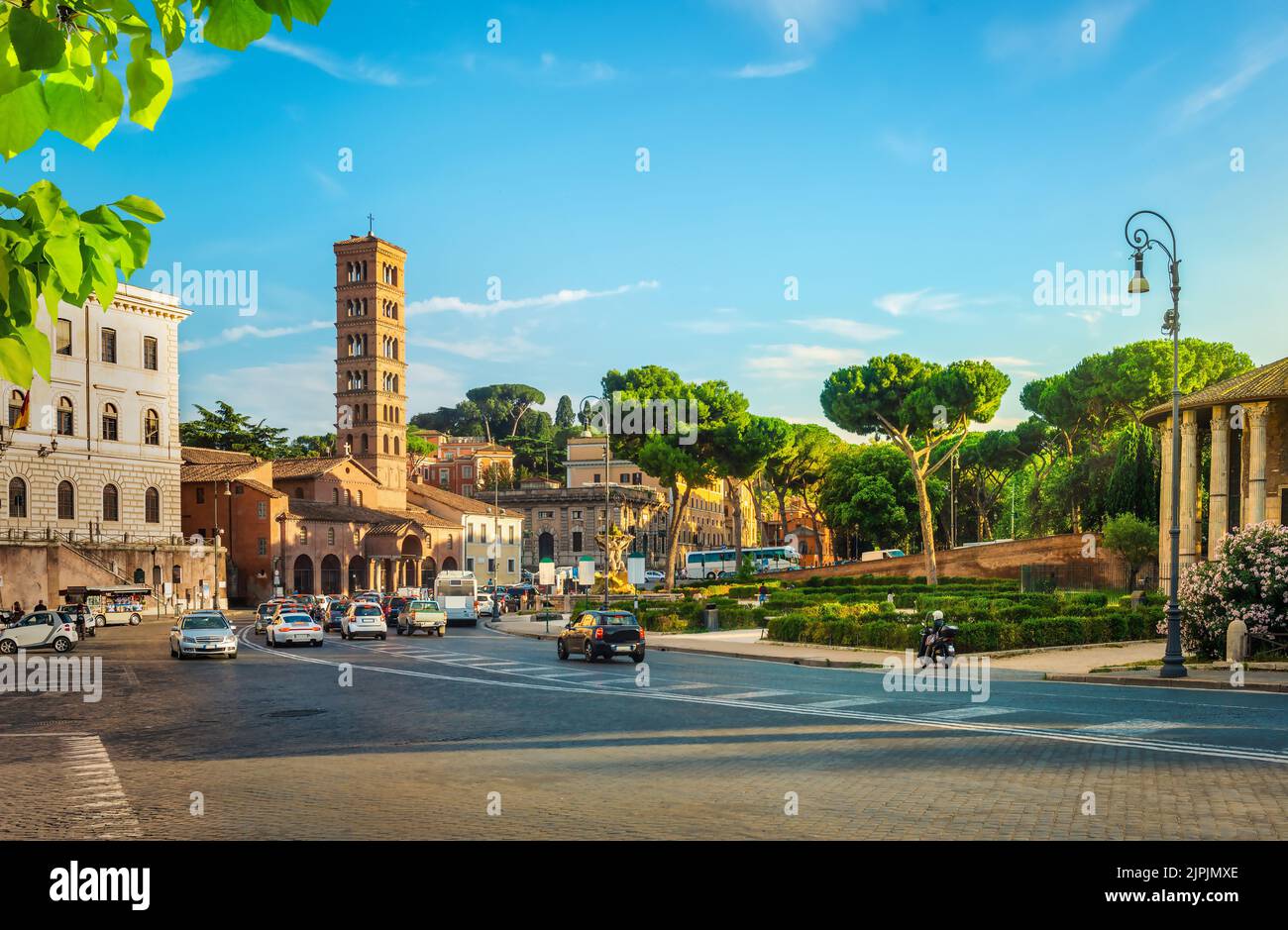 Straße, rom, santi giovanni e paolo, Straße, Straßen, Straßen, romes Stockfoto