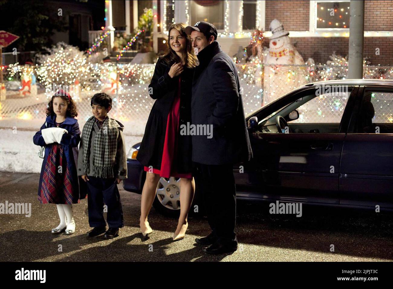 ELODIE TOUGNE, ROHAN CHAND, KATIE HOLMES, ADAM SANDLER, Jack und Jill, 2011 Stockfoto