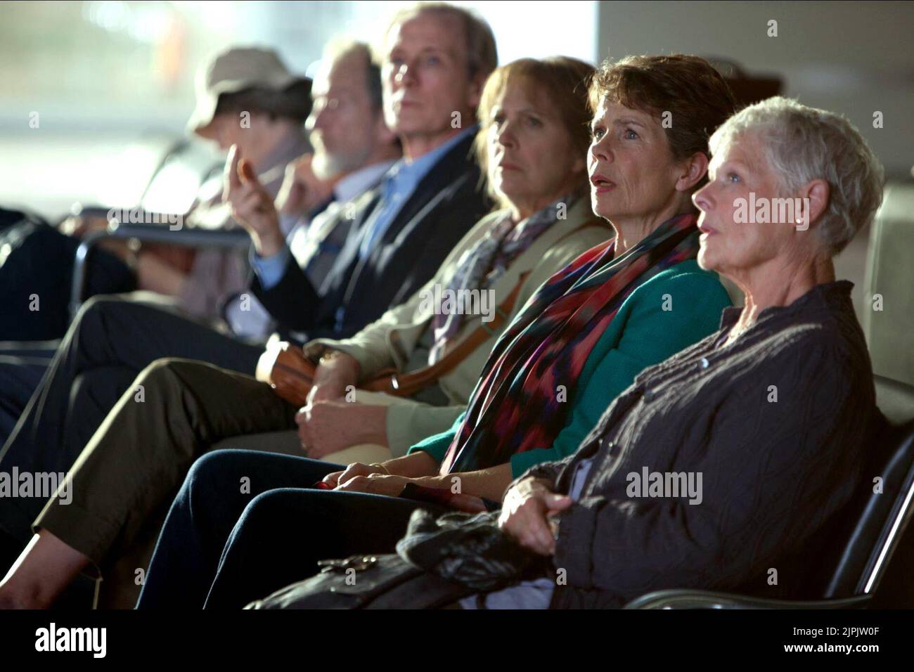 BILL NIGHY, PENELOPE WILTON, Celia Imrie, Judi Dench, DIE BESTEN EXOTISCHEN MARIGOLD HOTEL, 2011 Stockfoto