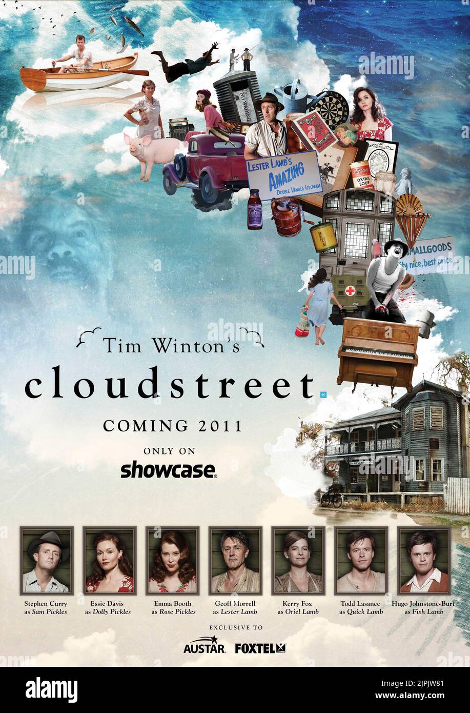 FERNSEHPOSTER, CLOUDSTREET, 2011 Stockfoto