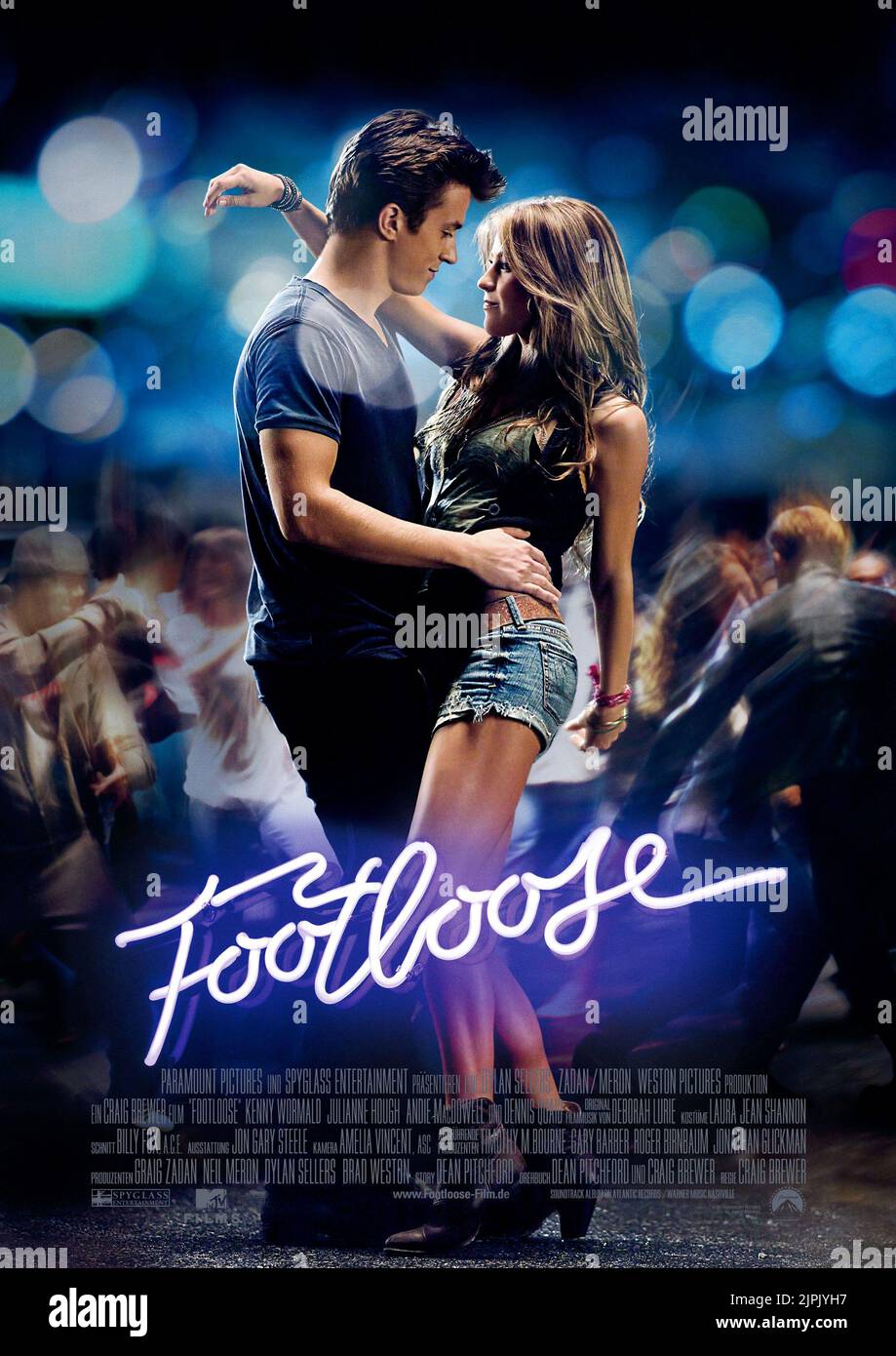 KENNY WORMALD, Julianne Hough, Plakat, FOOTLOOSE, 2011 Stockfoto