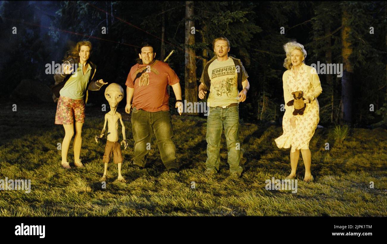 KRISTEN WIIG, Paul, NICK FROST SIMON PEGG, Blythe Danner, Paul, 2011 Stockfoto