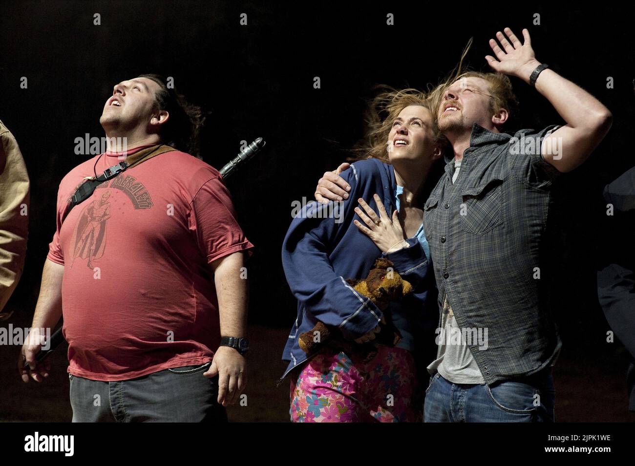 NICK FROST, Kristen Wiig, Simon Pegg, Paul, 2011 Stockfoto