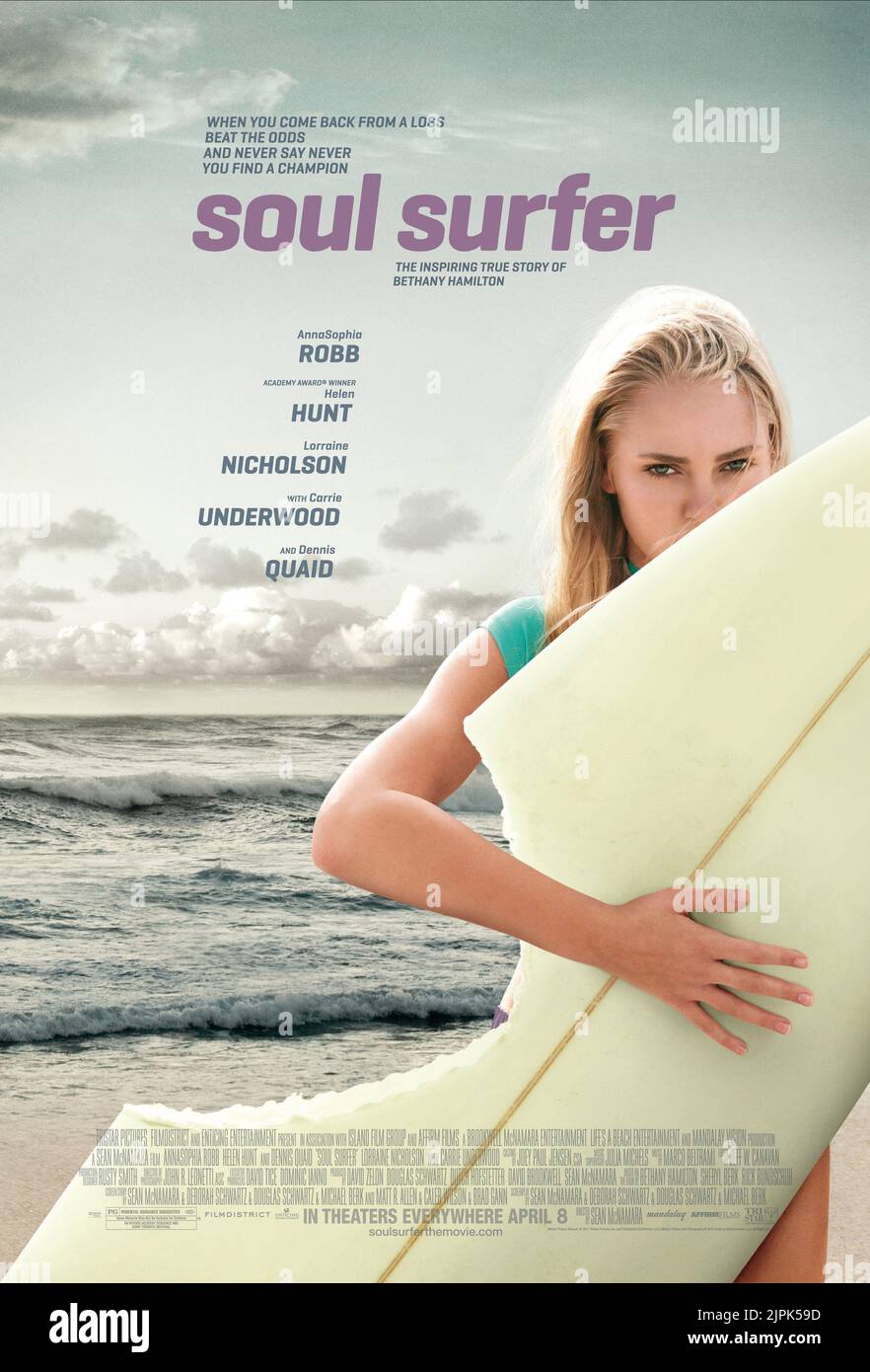 ANNASOPHIA ROBB POSTER, SOUL SURFER, 2011 Stockfoto