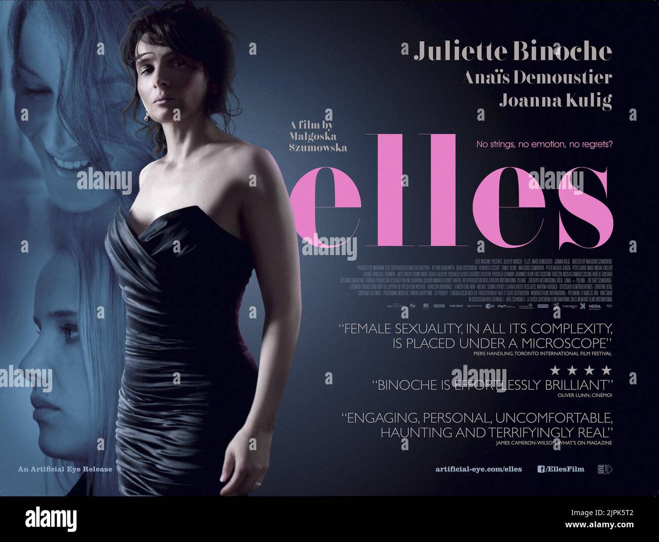 JULIETTE BINOCHE POSTER, ELLES, 2011 Stockfoto