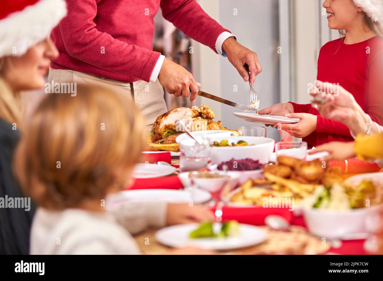 weihnachten, dienen, Familie, fest, weihnachtsessen, frohe weihnachten, Weihnachten, Weihnachten, dient, Familien, feste, weihnachtsessen Stockfoto