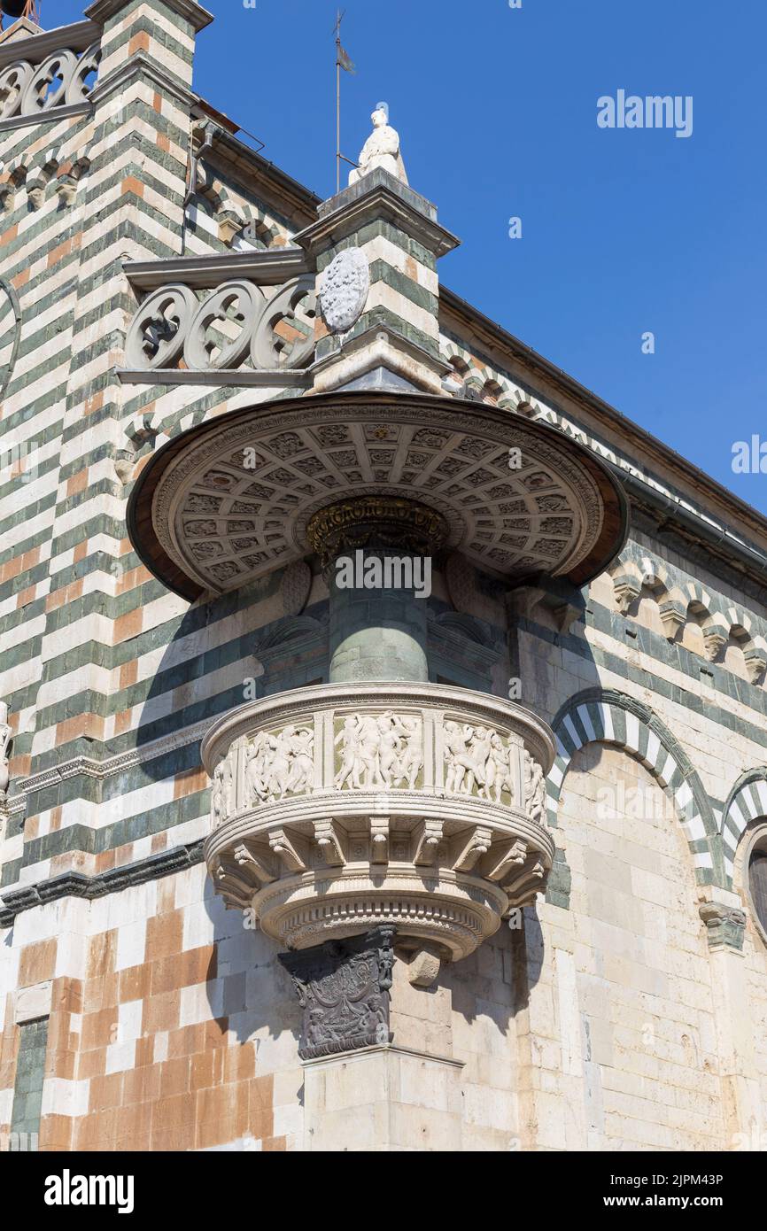 Kanzel, Kathedrale von Prato, Italien Stockfoto