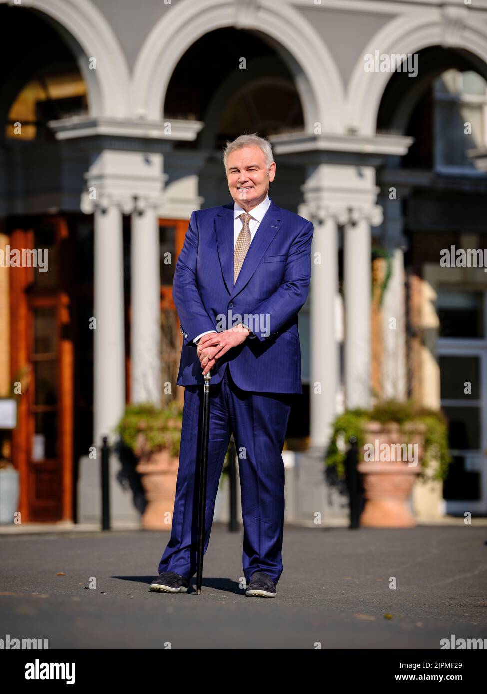 TV-Persönlichkeit Eamon Holmes fotografiert im Oaklands Park Hotel, Weybridge Surrey, UK März 2022. Bild von Jim Holden Stockfoto