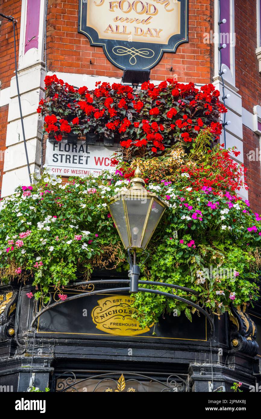 The White Lion Pub, Floral Street, covent Garden, london, england, großbritannien, WC2, Stockfoto