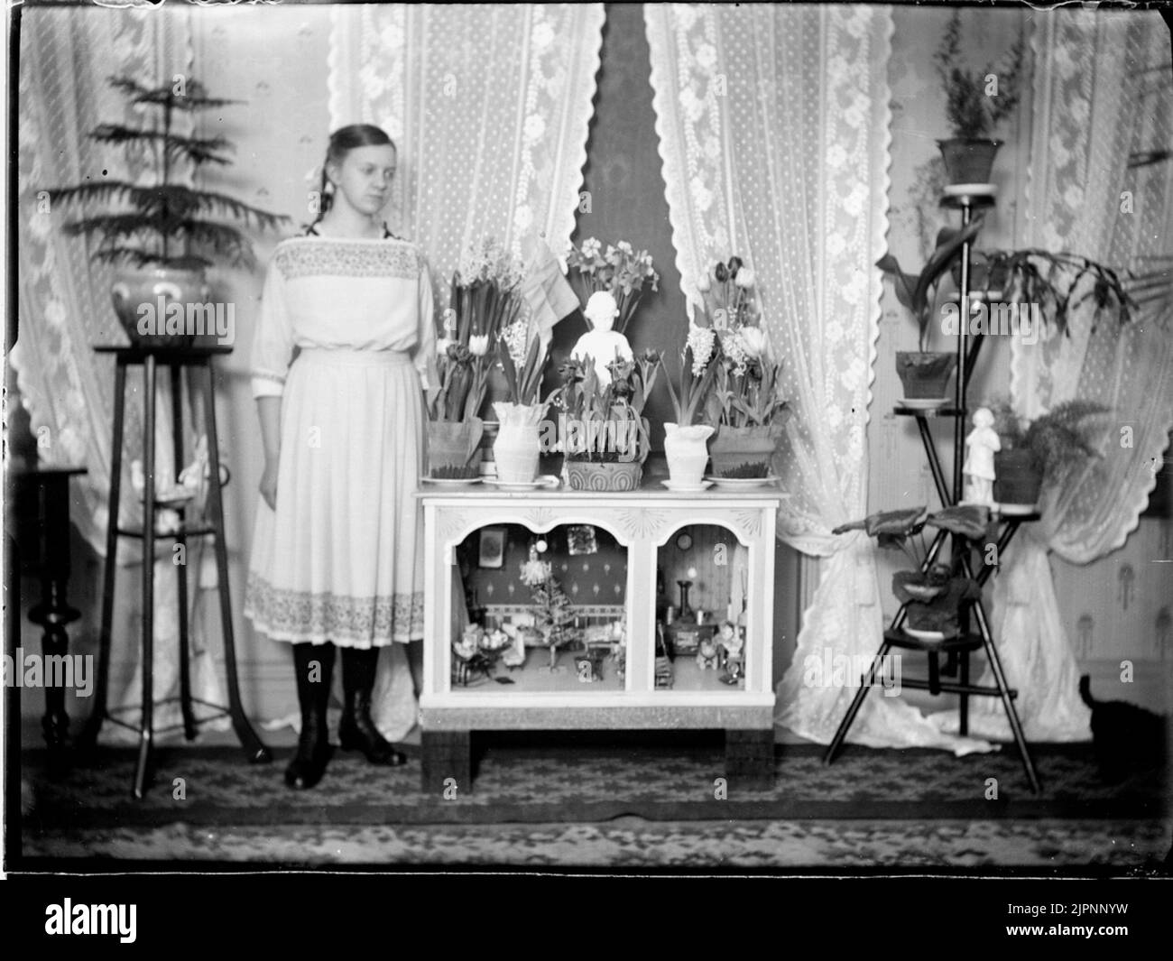 Greta 14 Jahre. Greta 14 år. Stockfoto