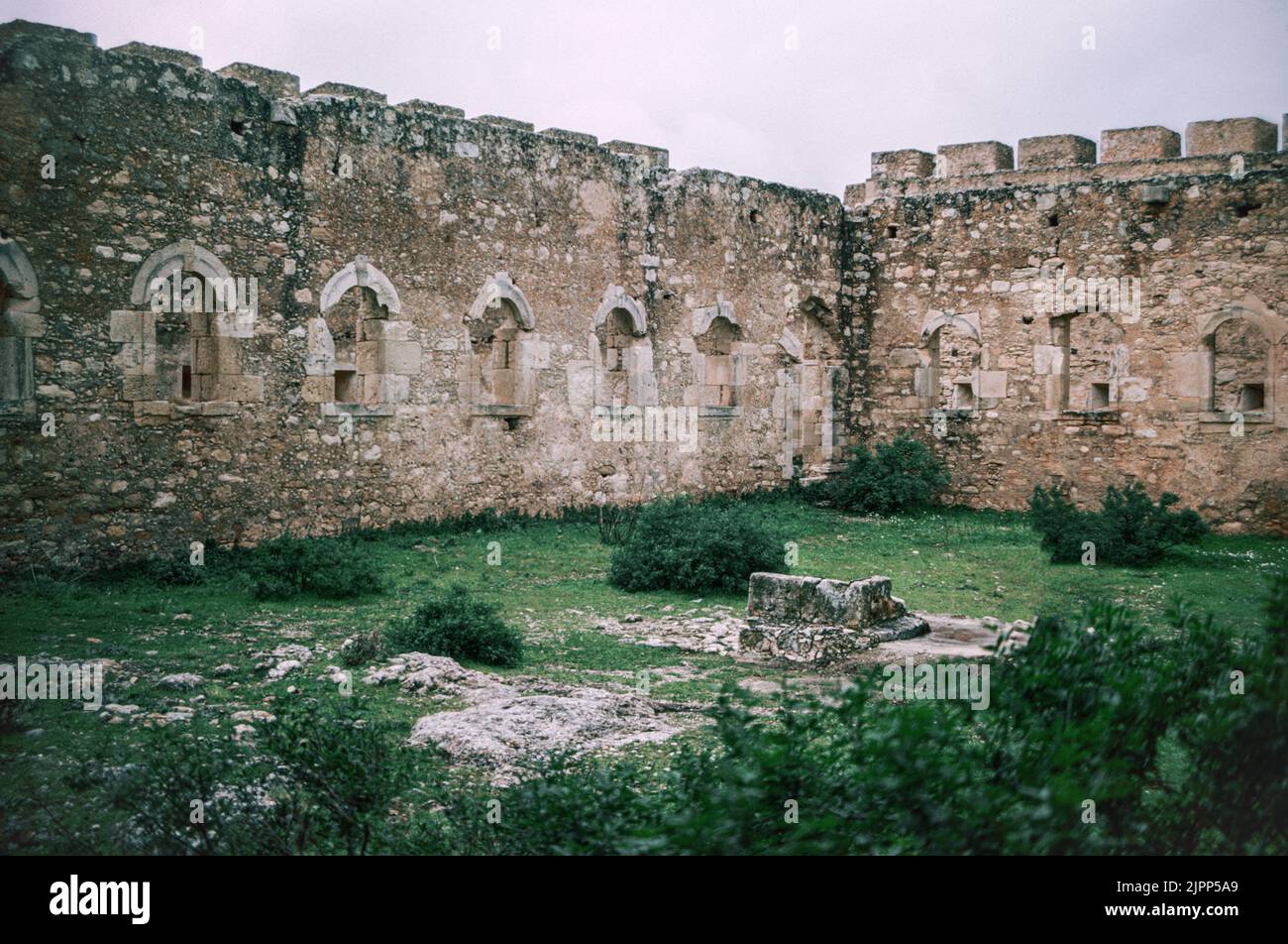 Aptera Fort Festung Izzedidin - Osmanisches Fort in Aptera im westlichen Teil ...