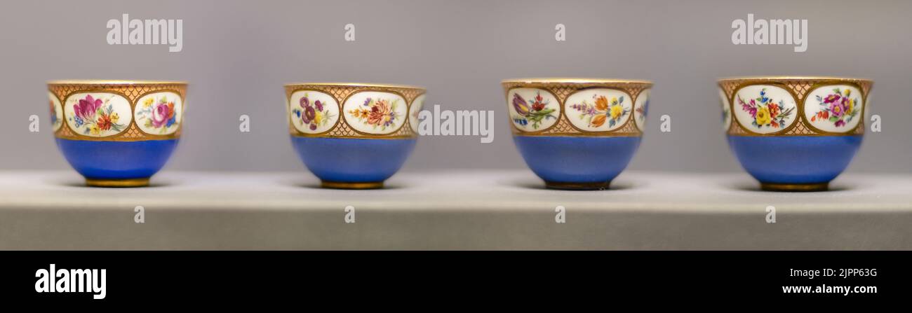 Türkische Kaffeetassen, Stockfoto