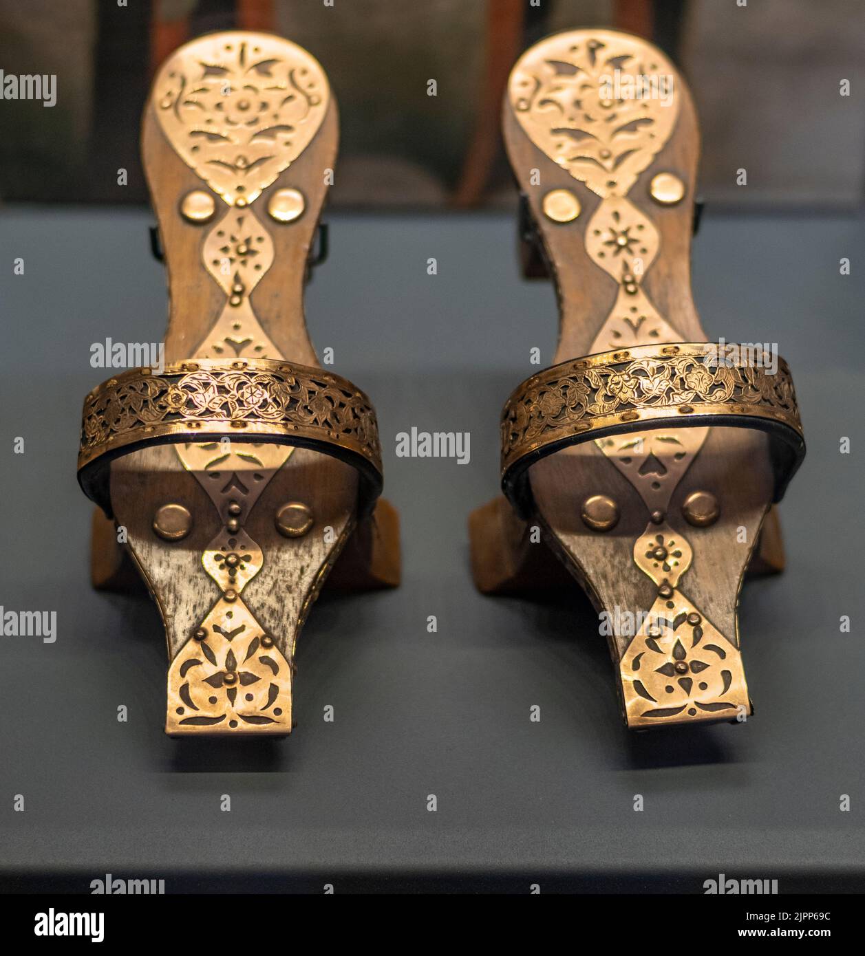 Traditionelle Türkische Bäder Clogs Stockfoto