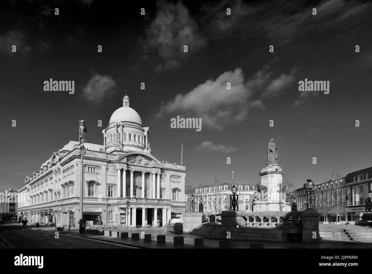 Hull City Hall, Queen Victoria Square, Kingston-upon-Hull, East Riding of Yorkshire, Humberside, England, Großbritannien Stockfoto