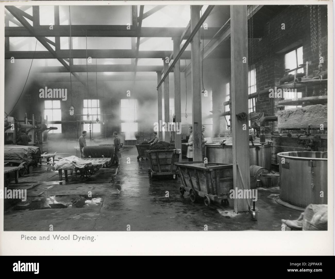 Smith & Calverley Ltd. Fabrik für Textilherstellung in Huddersfield. Stockfoto