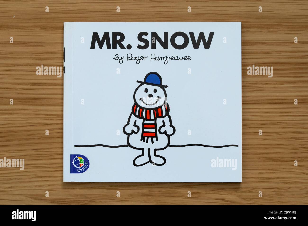 CHESTER, VEREINIGTES KÖNIGREICH - JULI 31. 2022: Mr Snow, Titelbild der Mr Men-Buchreihe Stockfoto